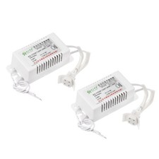 2Pcs 4x2x1" Electronic Ballast 220V 22/40W Ring Fluorescent Lamp Ballast Silver