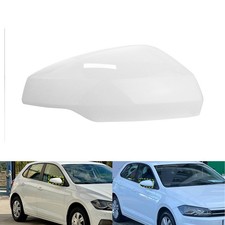 Rechts Weiß Glänz Spiegelkappen Rückspiegel Für VW Polo AE1,AW1,BZ1 ab.06/2017