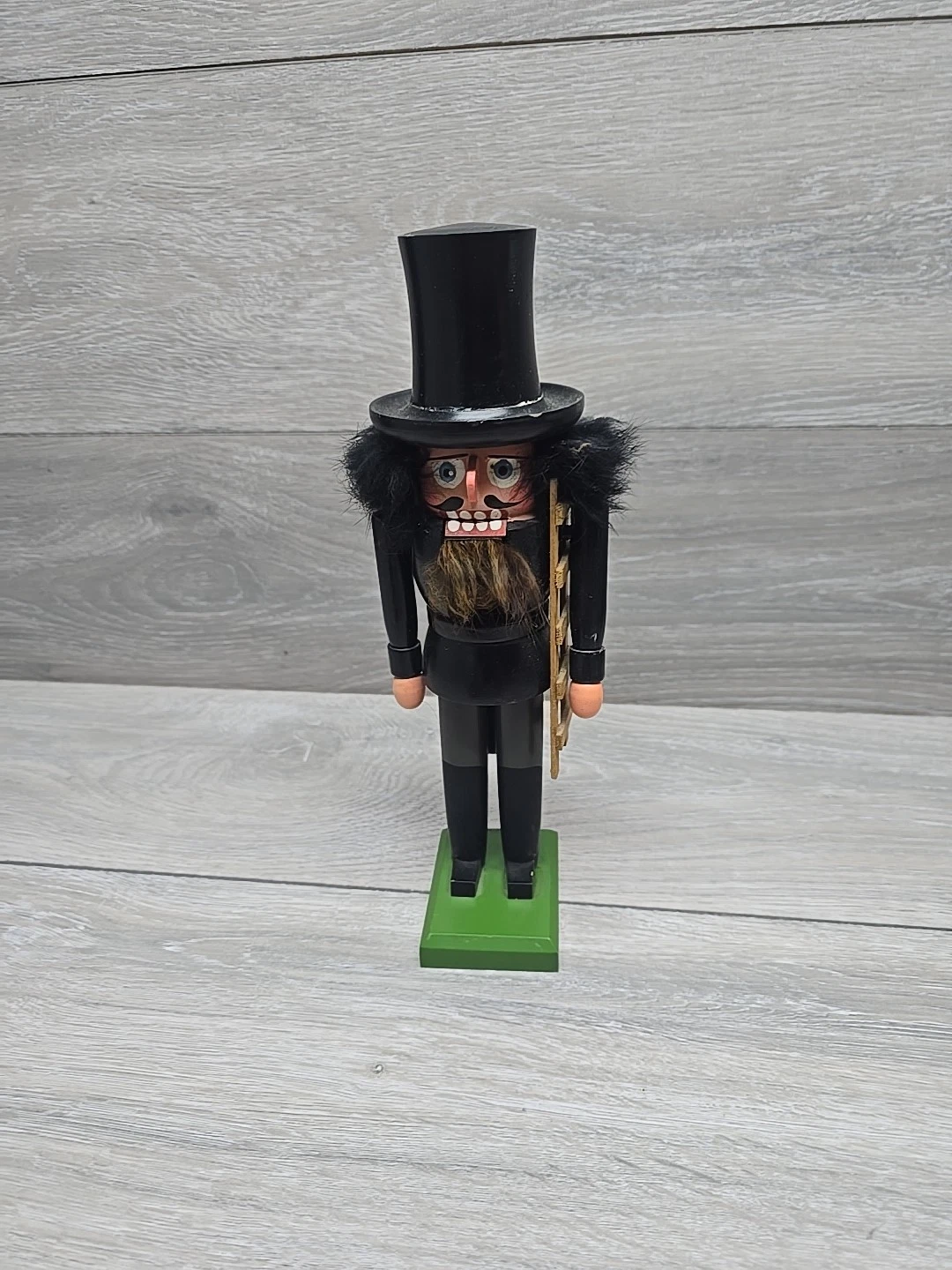 Vintqge Nutcracker Chimney Sweeper Erzgebirgische Volkskunst German