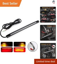 All-in-One 8" Flexible LED Light Strip with Turn Signals for Motorcyle & Scooter