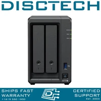 Synology 24TB DiskStation DS725+ 2-bay SATA NAS Server w/ x2 1TB Enterprise SATA