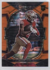 2022 Panini Select Concourse Neon Orange Pulsar Prizm 5/7 Danny Gray #6 ms9