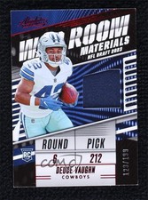 2023 Panini Absolute War Room Materials 123/199 Deuce Vaughn #WR-DV 0vs5