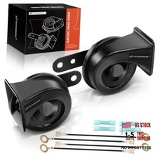 Dual Snail Horn High Low Universal Electric Horns - 12V 110dB