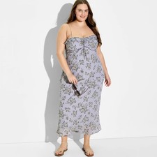 Women Sleeveless Maxi Empire Waist Dress - Wild Fable