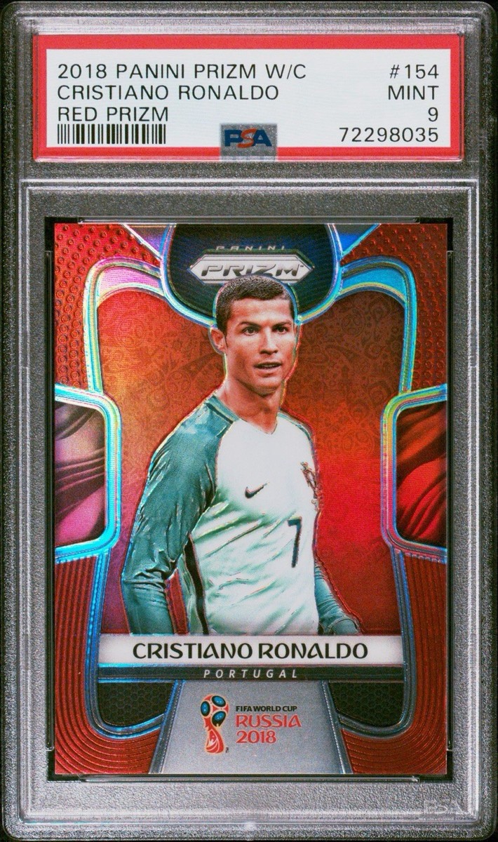 2018 Panini Prizm World Cup #154 Cristiano Ronaldo - Red Prizm