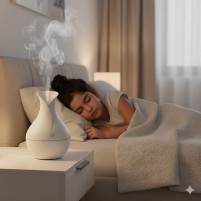 Luxury White Ultrasonic Humidifier