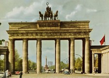 AK Berlin Brandenburger Tor Mauer 1960er