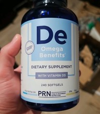 PRN de OMEGA Eye Health Dietary Supplement with Vitamin D3 240 Softgels