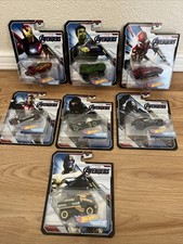 2017 Hot Wheels Marvel Avengers Character Cars Set of 7