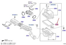 Toyota Corolla Cross XG10 Air Filter Element 17801F0030 Nouveau authentique