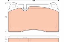 Bremsbelagsatz Vorne für Audi A3 Sportback 8P TT 8J Roadster VW Touareg 09-20