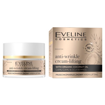 5903416030201 Eveline Cosmetics Organic Gold przeciwzmarszczkowy krem-lifting 50