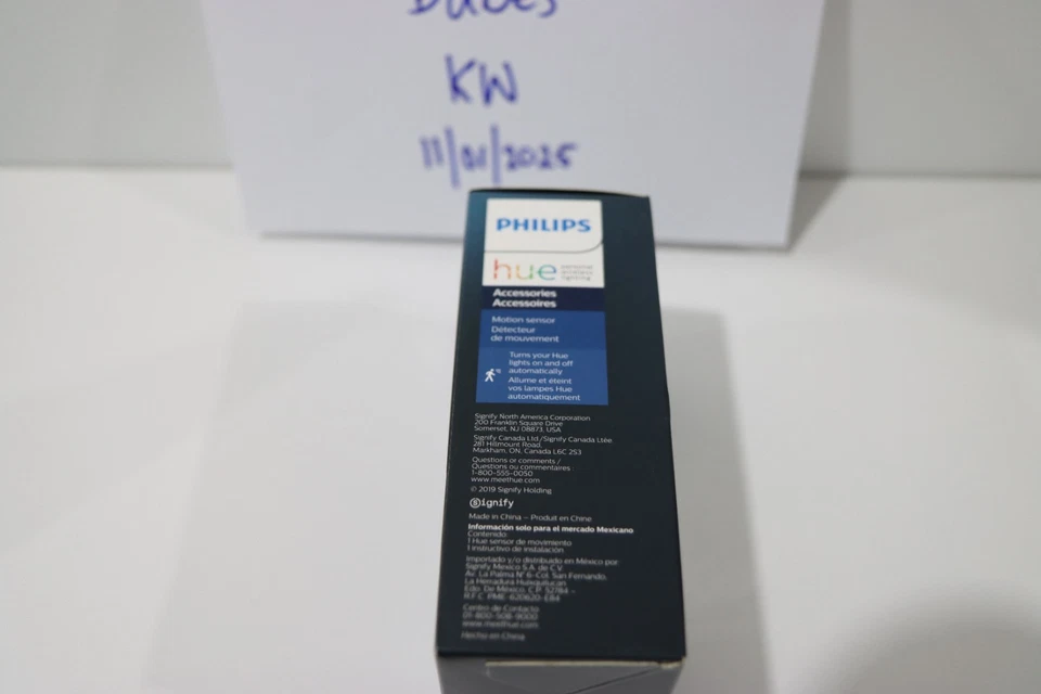 Sensor de movimiento inalámbrico inteligente Philips Hue - blanco (473389) Foto 3 de 4