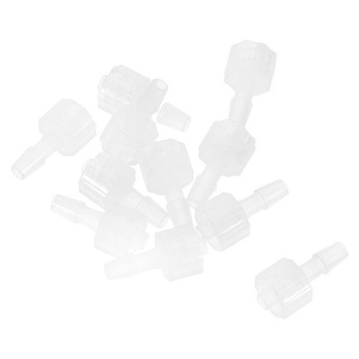 10 Pcs Fluid Transfer Connector Aquarium Hose Fitting Hydroponics Tube