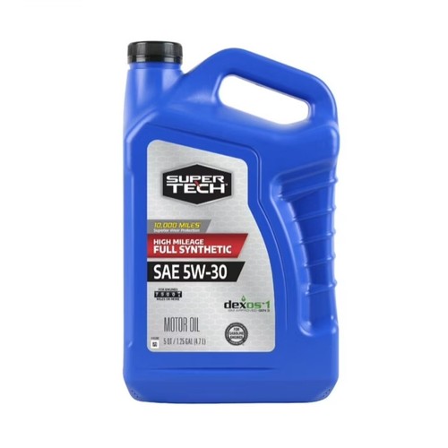 (2 pack) Super Tech High Mileage Full Synthetic SAE 5W-30 Motor Oil, 5 Quarts - Picture 2 of 10