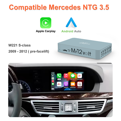 カーナビ me Mr12Volt Carplay Interface fits Mercedes Benz W221 NTG3.5 supports