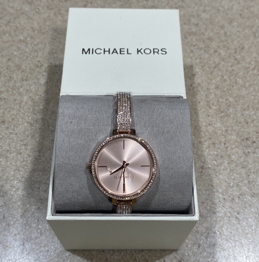 特価！Michael Kors レディース クリスタル/Rose Gold MK3399 Michael Kors MK3399 Wrist Watch for Women for sale online | eBay