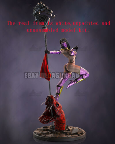 Mileena Figure 3D Print Model Kit Unpainted Unassembled GK H48cm - Picture 3 of 10
