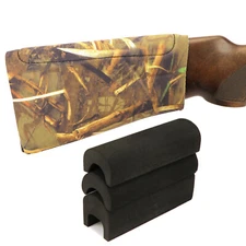 TOURBON Gun Stock Cheek Rest Pad Comb Raising Kit 3 Foam Camo Neoprene