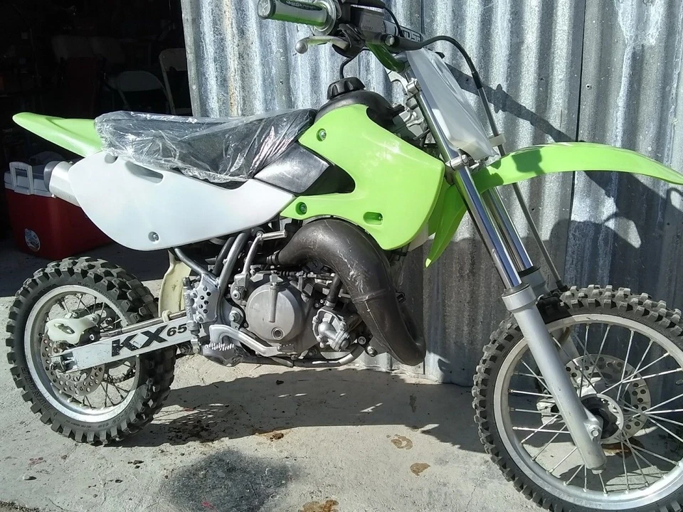 Kit de carenado de guardabarros de plástico + asiento para Kawasaki KLX 110 DRZ110 KX65 Dirt Pit Bike Foto 2 de 4