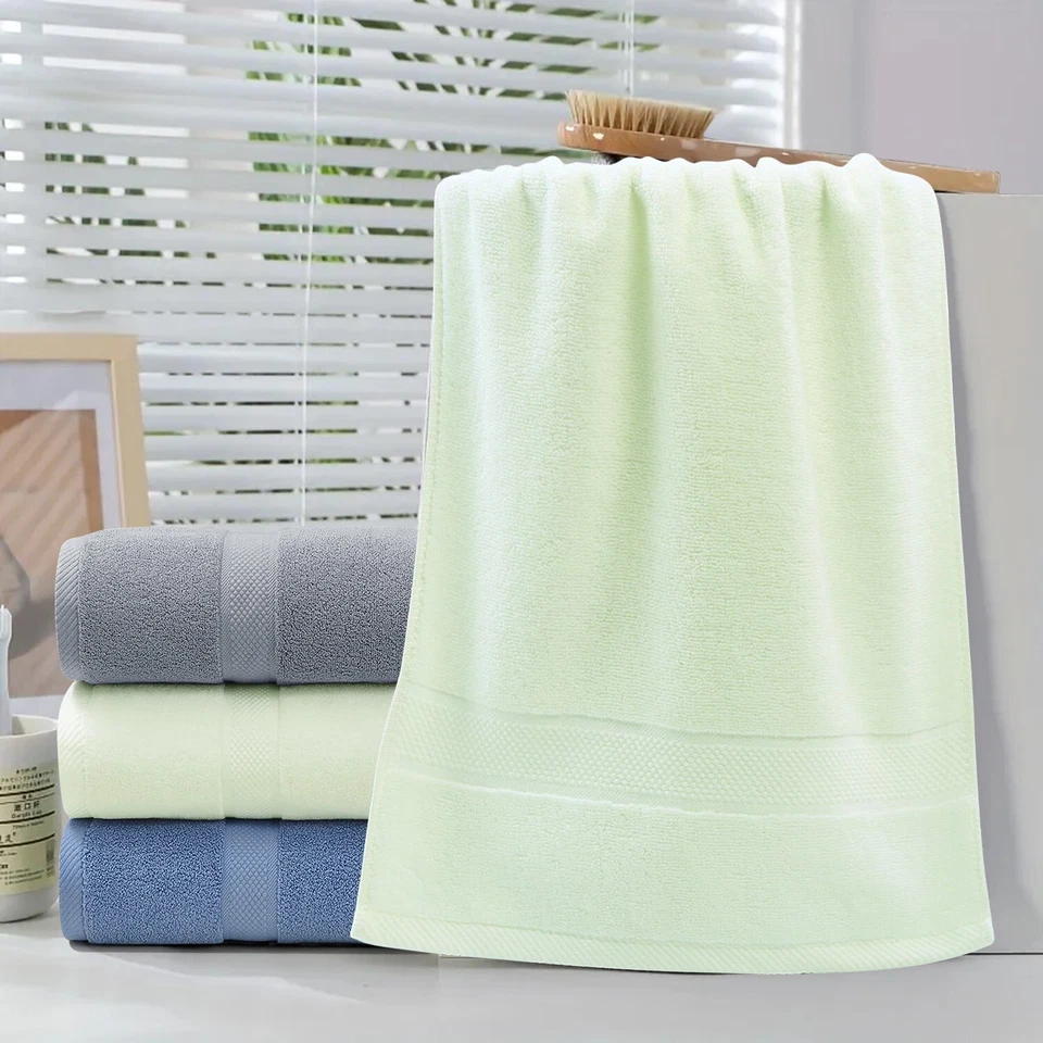 3Шт высококачественное тканое полосатое полотенце - изысканное мягкое роскошное полотенце для домашнего использования - Изображение 3 из 4