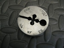 1/4-28 NF Round Split Adjustable Thread Die 2" TRW USA