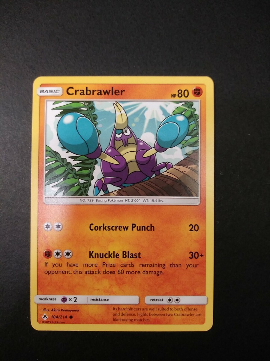 pokemon crabrawler card - Other - McDonald's Collection 2017 - Placeholder Image Provided carta pokemon-basico crabrawler ps 80