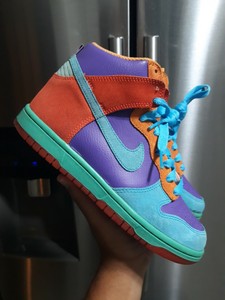 nike dunk high multicolor
