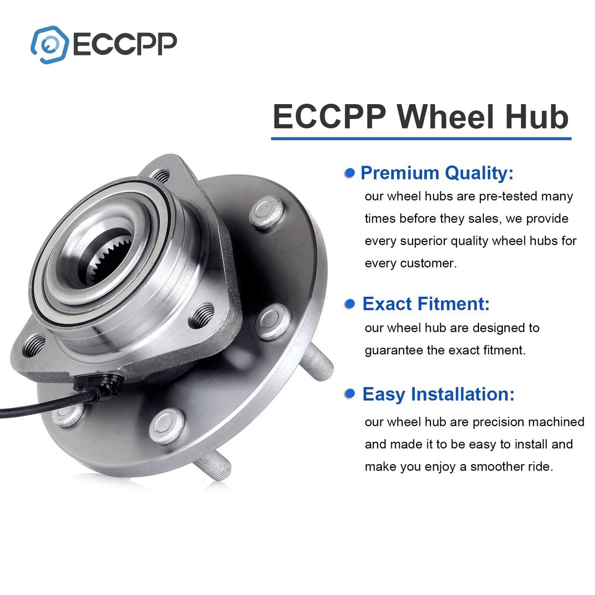 1P Front Wheel Hub Bearing Assembly For Nissan Titan Armada 2004 