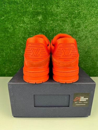 Size 8.5LV/9.5US - Louis Vuitton Trainers Orange MCA Virgil Orange Capsule - Picture 7 of 9