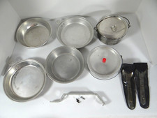 Camping Cookware Set Aluminum Pots Pans Utensils Mixed Lot