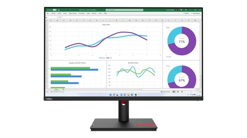 196801200739 Lenovo ThinkVision T32h-30 LED display 80 cm (31.5") 2560 x 14 - Bild 5 von 9