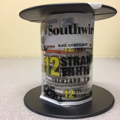 Southwire 22965885 25 ft. 12 Stranded THHN Building Wire