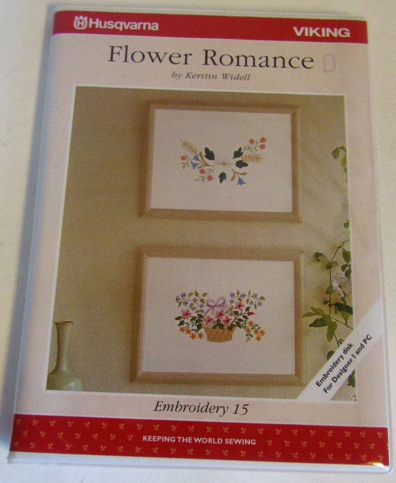Flower Romance Embroidery Designs Card 15 Husqvarna Viking Machines Designer  1 | eBay