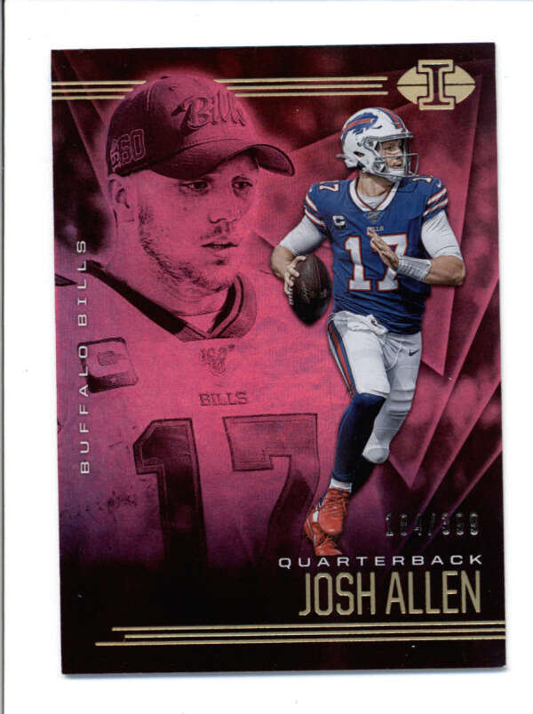 JOSH ALLEN 2020 PANINI ILLUSIONS #52 PINK PARALLEL #184/399 BA9366