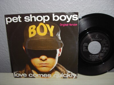 Schallplatte 7''/ PET SHOP BOYS ( LOVE COMES QUICKLY ) Vinyl 1986
