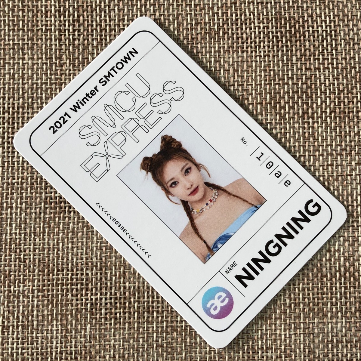 AESPA NINGNING [2021 Winter SMTOWN SMCU Express] Official Pass