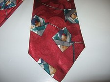 56 x 3.75 Red Green Blue Gray Necktie Tie KETCH  8485 