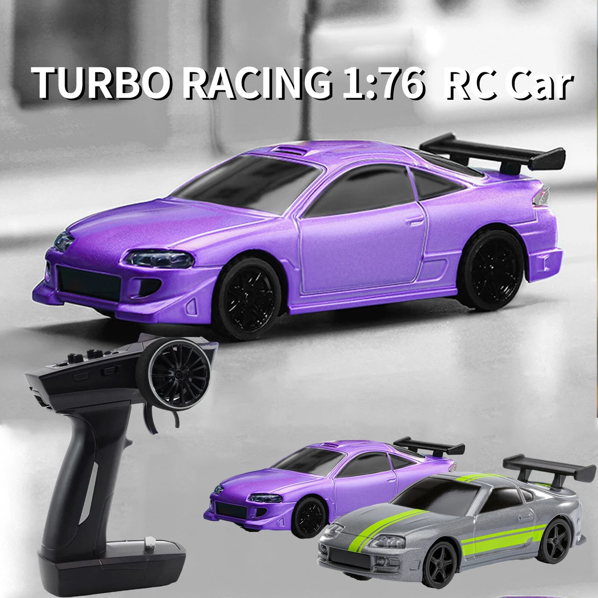 TURBO RACING C72/C73 1/76 Full Scale Mini Remote Control Drift RC Car W/ Gyro 96