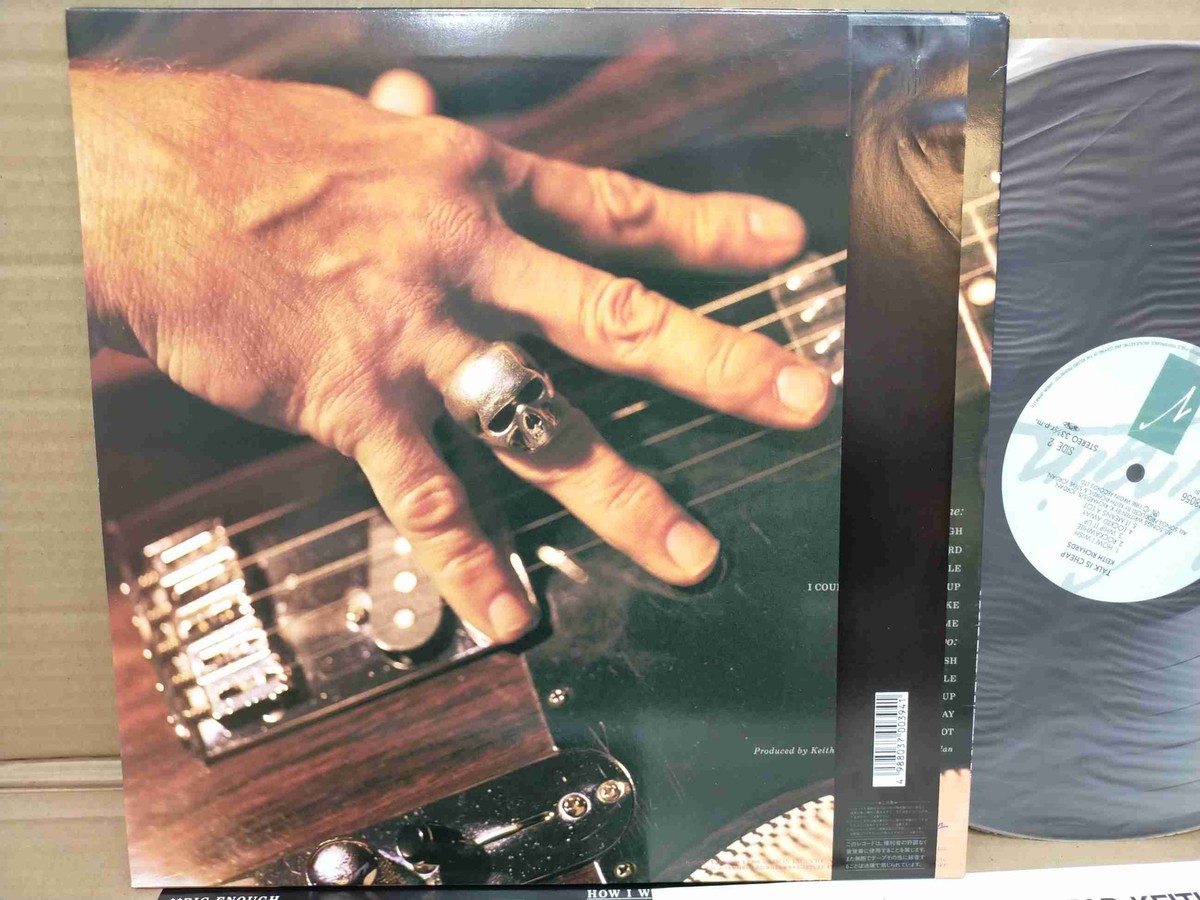 Keith richards 　即日発送 KEITH RICHARDS Talk Is Cheap VJL-28056 JAPAN LP w/OBI the