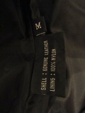 Nice Women's Together! Black Leather Top Stitched Lined Jacket Sz L