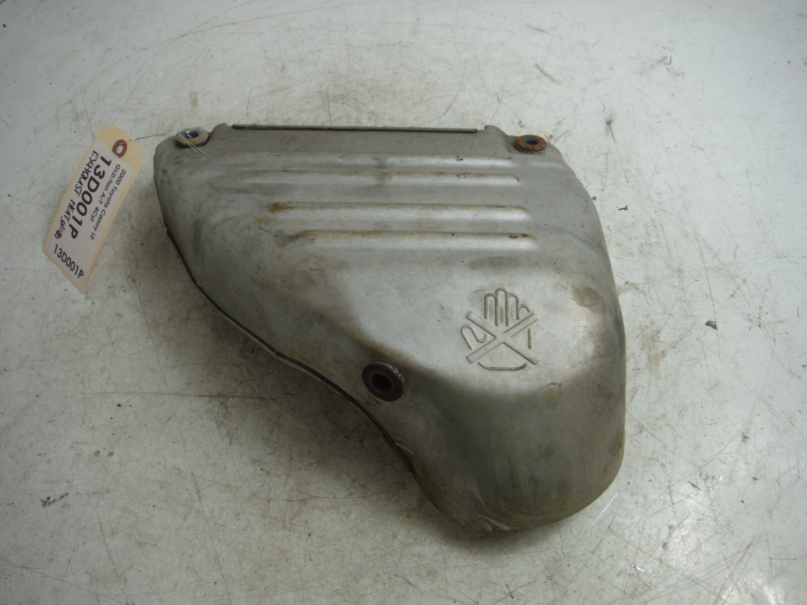 2000 Toyota Camry LE 4Cyl Exhaust Manifold Heat Shield Aluminum OEM  1997-2001 | eBay