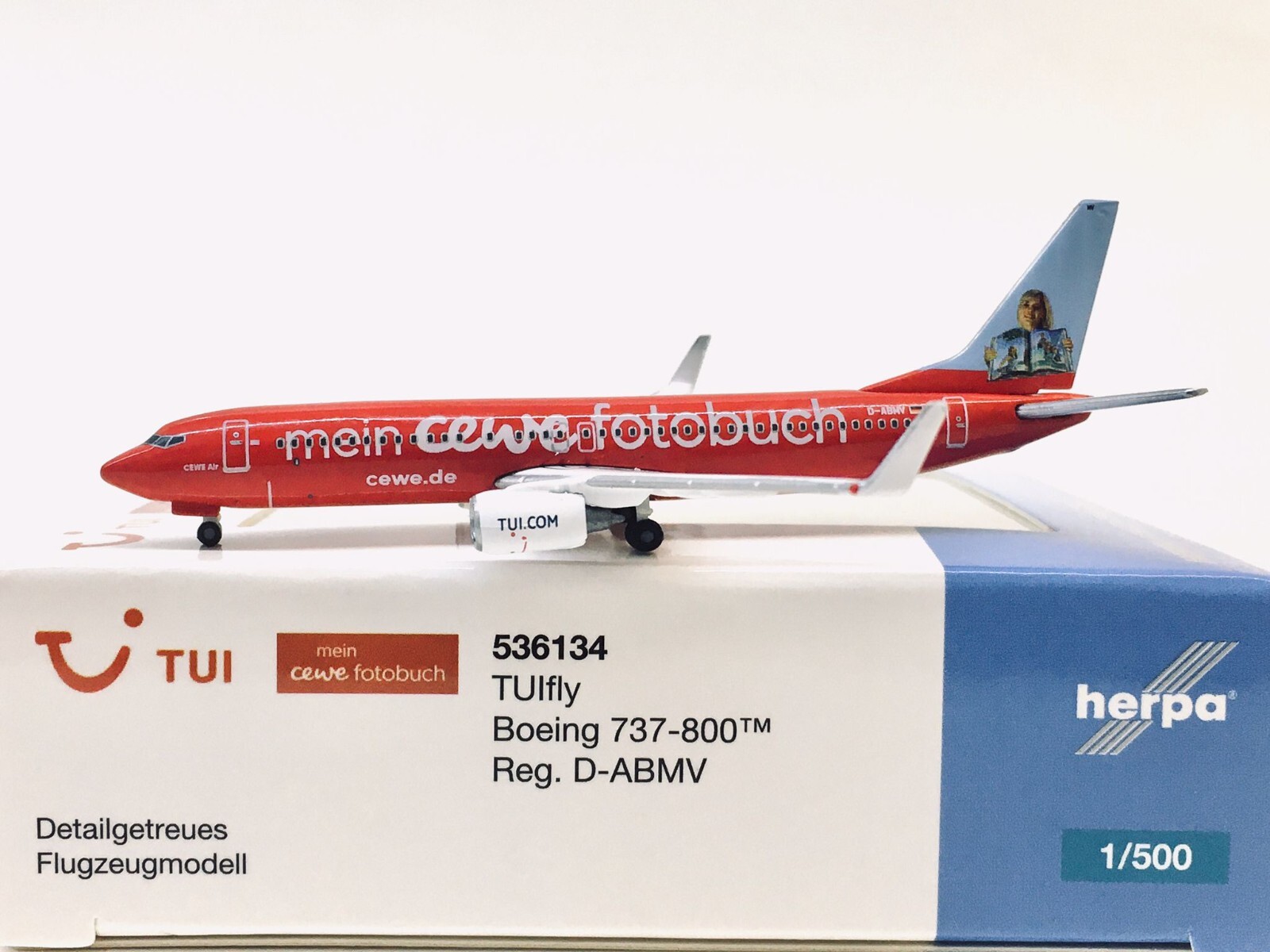 Herpa Wings TUIfly Boeing 737-800 1:500 D-ABMV 536134 | eBay 