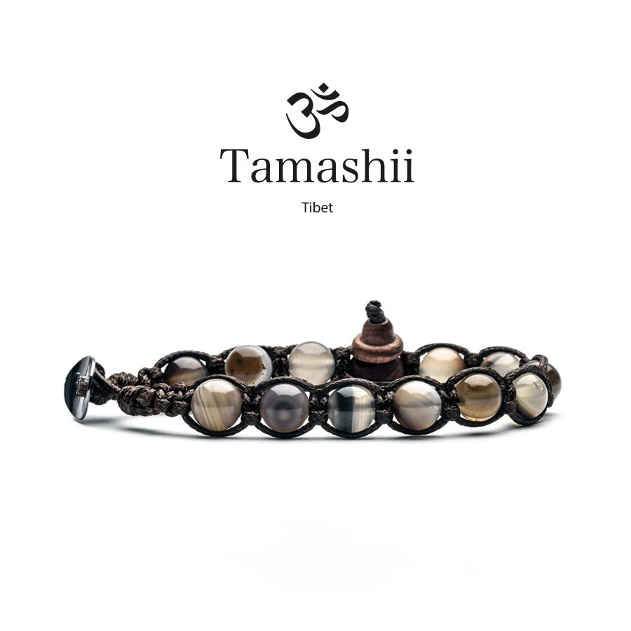 Bracciale Tamashii Perla Rosa 6 mm