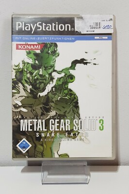 Metal Gear Solid 3 - Snake Eater  PS2 Playstation 2 OVP+Anl. A4804
