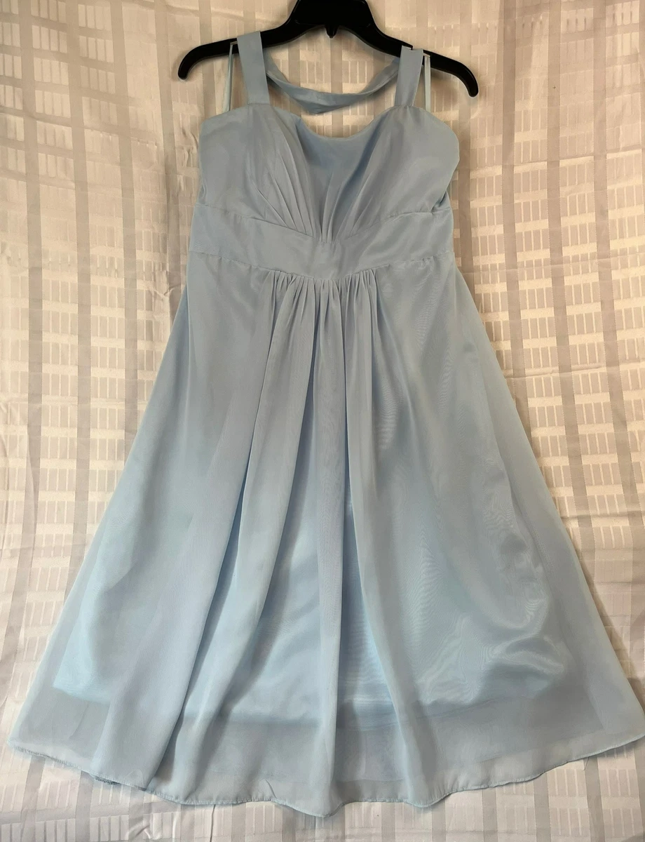 Ebay light blue dress cheap