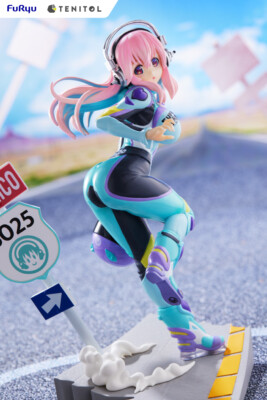 FuRyu TENITOL Super Sonico Decor Figure Model Toy Decoration Painted Mold