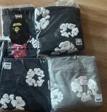 Denim Tears Hoodie / SIZE LARGE & XL / PINK & BLACK