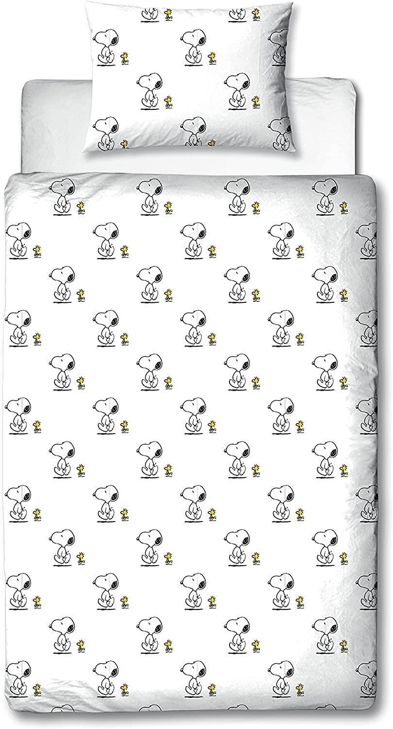 Peanuts Snoopy Besties Single Duvet Cover Reversible Bedding Set eBay